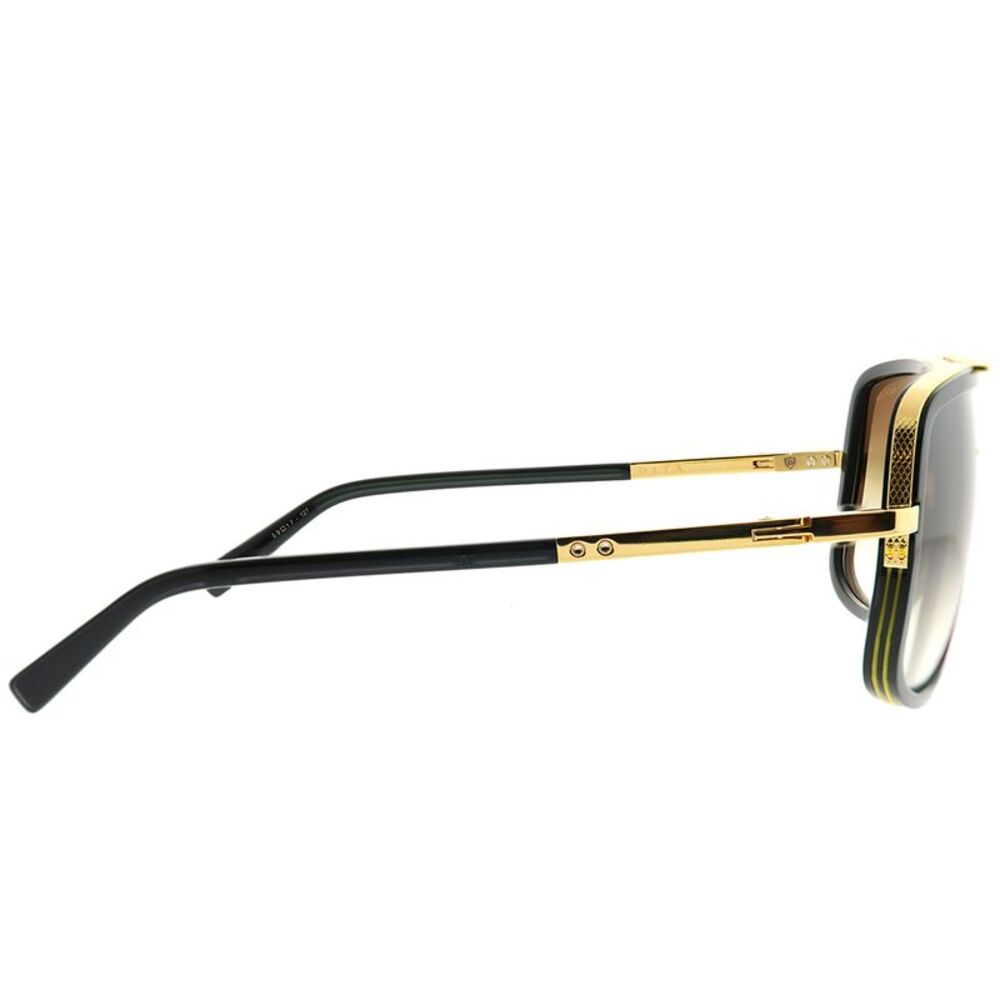 Dita Mach-One DRX-2030 DRX-2030B Black 18K Gold Black Sunglasses Dark Brown AR - Picture 3 of 3